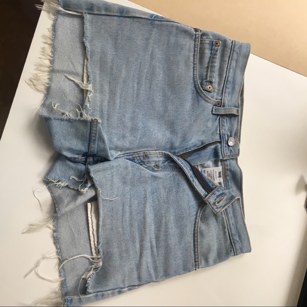 Various vintage denim cut offs